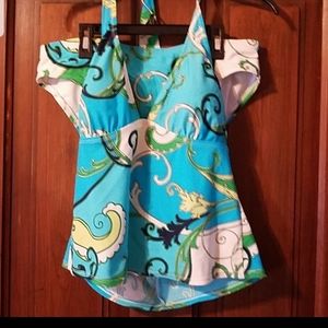 Aqua print Tankini 12
